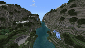 Overlooking view of the Overgrown Stone Hills