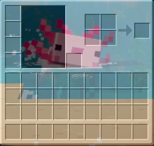 Axolotl inventory