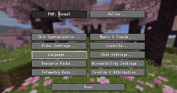 setting