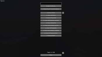 Config Screen