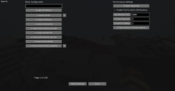 Config Screen V. 2