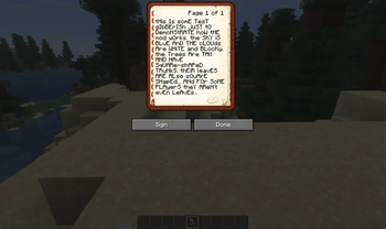The message "Hello, world!" hidden in the stenography