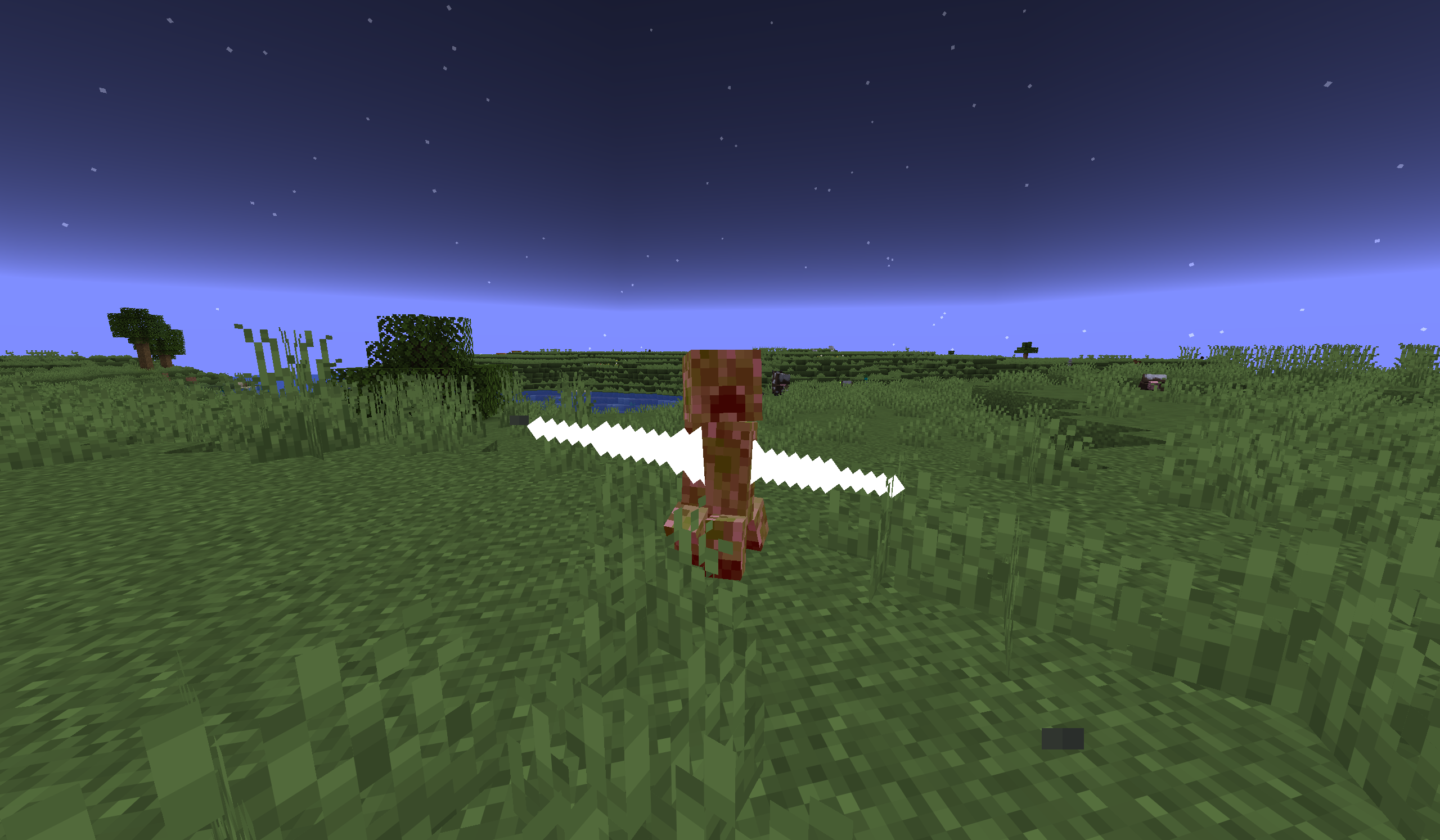 Creeper Hit With Sharpness