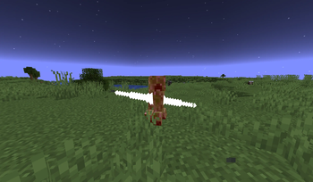 Creeper Hit With Sharpness