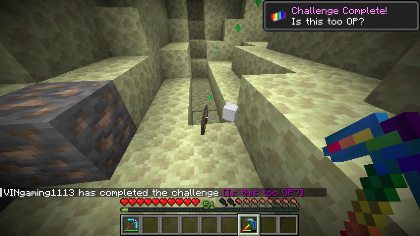 Rainbow Pickaxe example 2