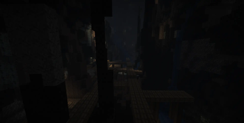 banner image, cool dripcave with mineshaft