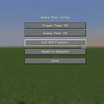 In-Game Configuration Menu