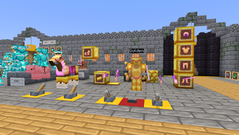 gold armor & tools