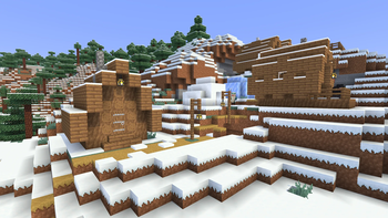 snowy village