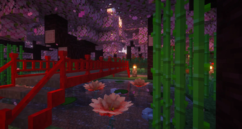 Decorated bridge
