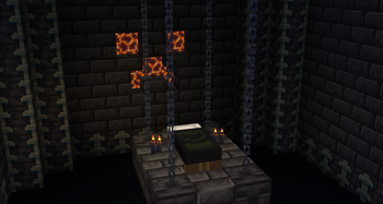 Creeper basement hanging bed