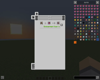 Enchanting Recipe (such as repair)