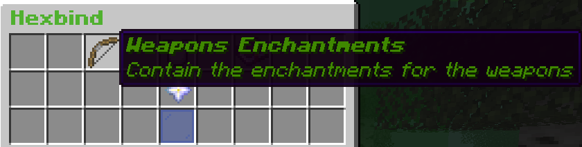 HexBind - Selection type