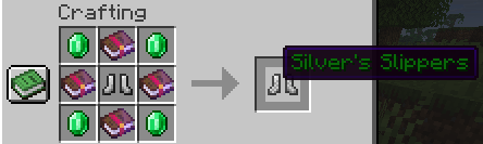 Silver slippers craft