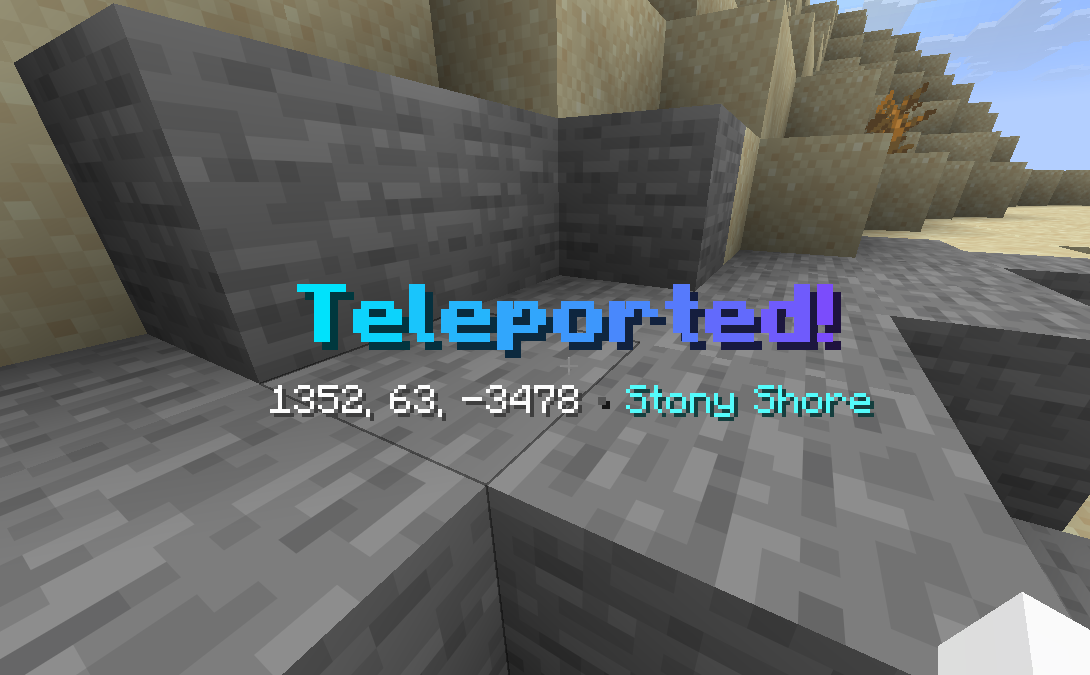 Teleport message