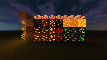 Ores Glow using Sildur's Vibrant Shader