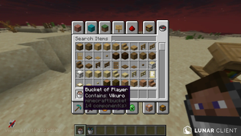 Bucket of Player texture