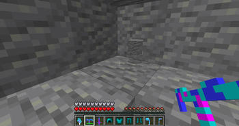 mineing with candy tools