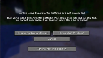 Ignore Experimental Warning