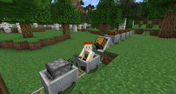 Minecart Train (Third Person)