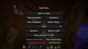 Game Menu