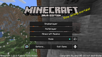 Main Menu