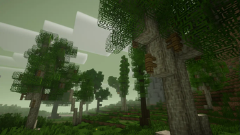 In game screenshot with shaders