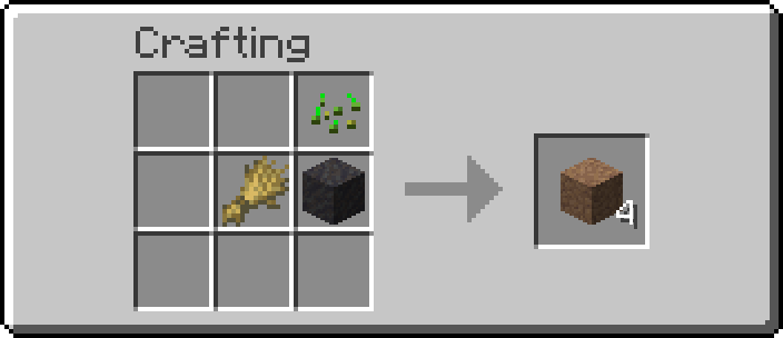 more packed mud Crafting recipe 