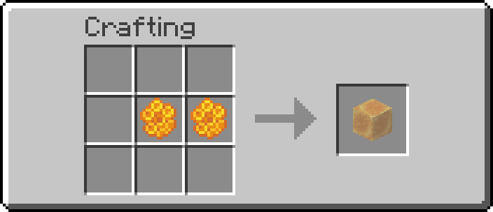honey block Crafting recipe 