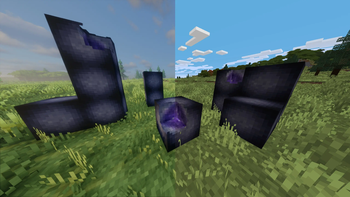Petrified Geode and Rain Geode
