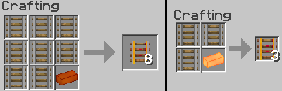 Crafting red gold rails