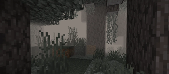 Screenshot of the Pale Garden biome taken in the daylight