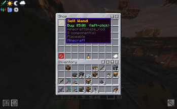 GUI Shop - Sell Wand Example