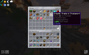 GUI Shop - Category Window
