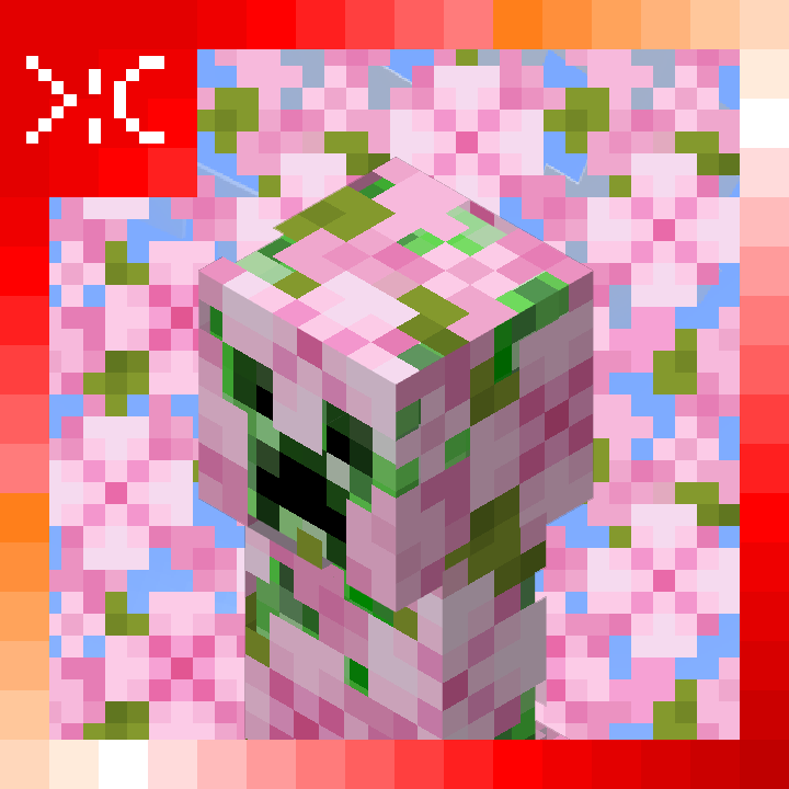 minecraft pink creeper