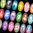 Pokémon Masters Type Icons (Pixelmon Reforged)