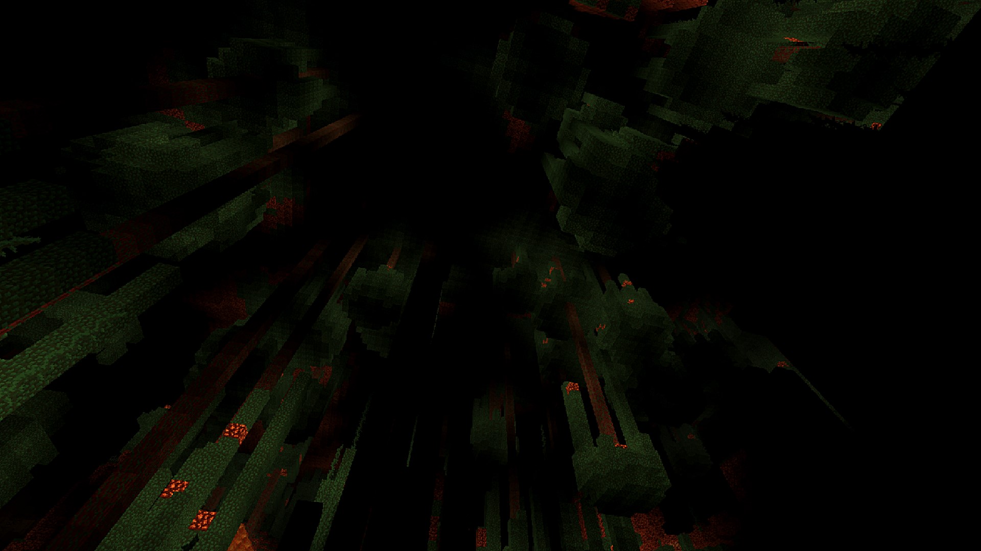 The nether hanging upside down