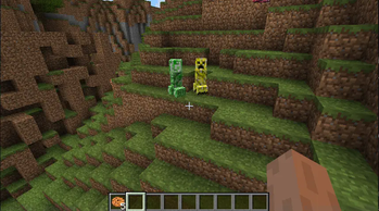 Electric Creeper and Normal Creeper