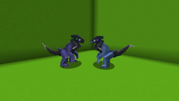 Cyclizar (right) and its shiny (left)