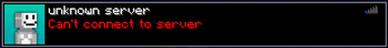 unknown server