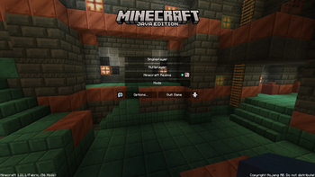 Main menu