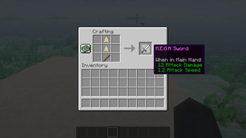M.E.G.A. SWORD crafting recipe