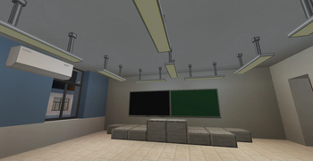 Classroom build by this mod