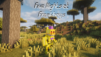 Adventure Nightmare Fredbear looking at the sun