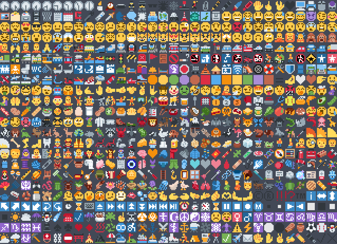 Some of the emoji in this pack