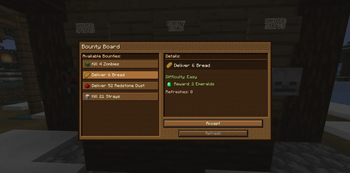 Bounties from a snowy village