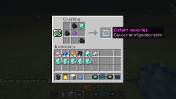 Recipe for "Distant memories"