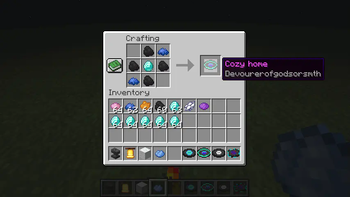 Recipe for "Cozy home"