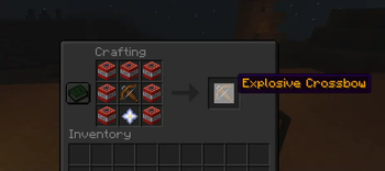 Explosive crossbow crafting