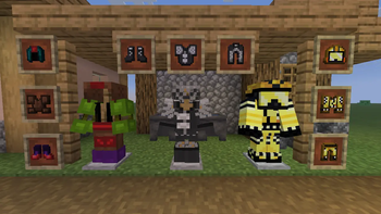 Leather, Chainmail and Golden armors